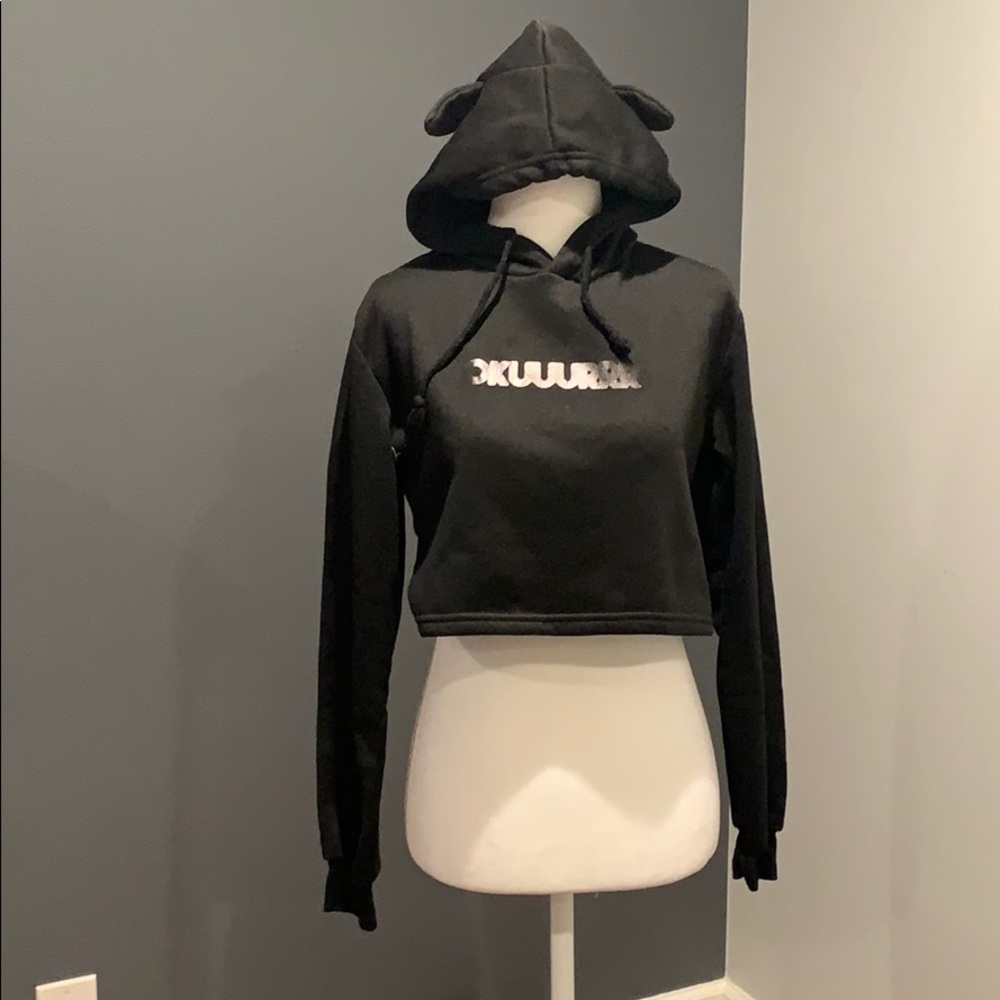 Cardi B Inspired Okuuurrr Crop Hoodie
